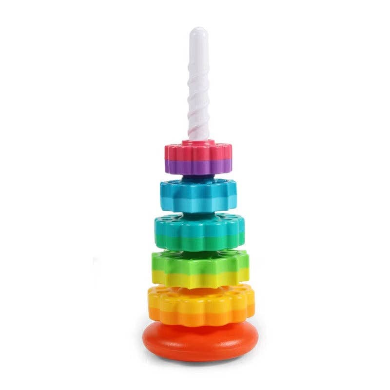 Baby Spinning Stacking Toys for Toddlers Ring Stacker