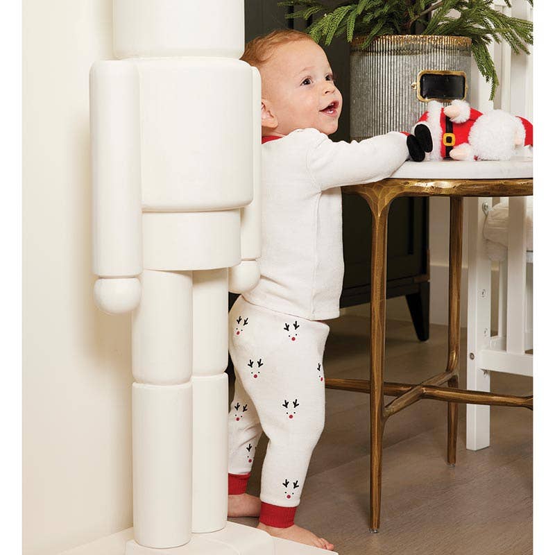 Waffle Knit Two-Piece Pajama Set - Santa's Favorite 6-12 mo