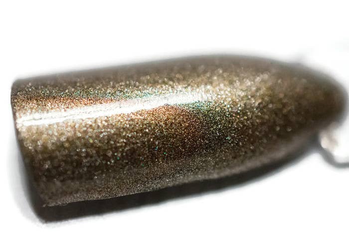 Petoskey Stone ~ Holo Taupe Vegan Nail Polish Eco Michigan