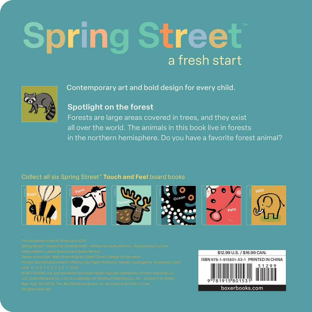 Spring Street Touch and Feel: Forest: Board Book