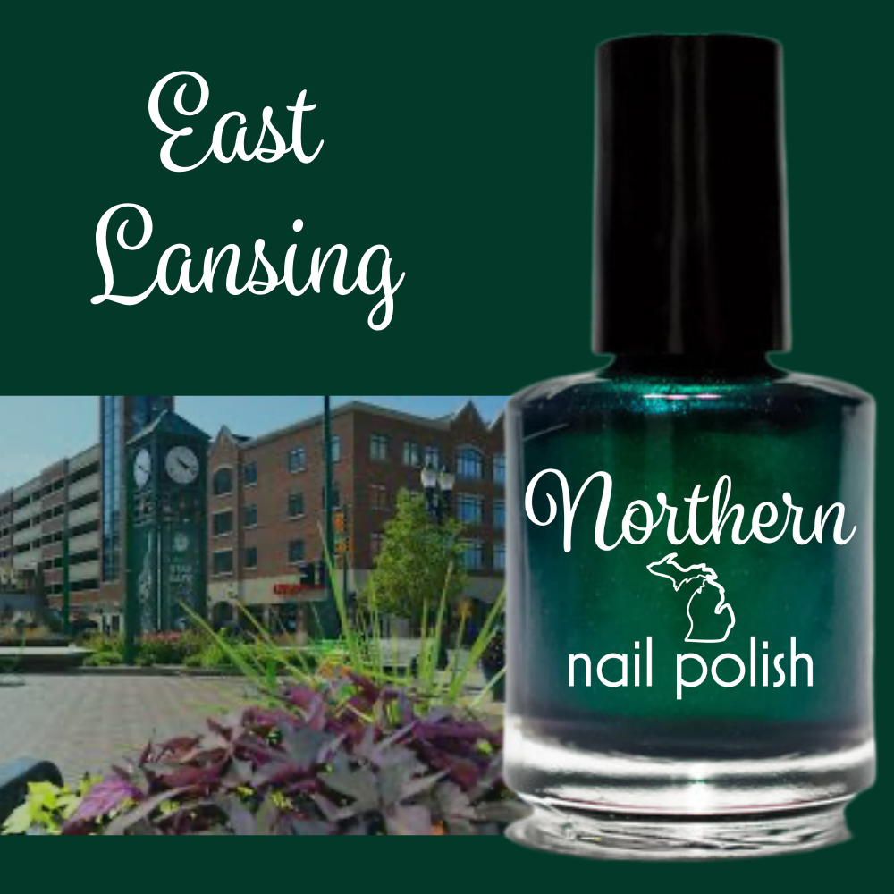 East Lansing ~ Nail Polish Emerald Green Toxin-Free Vegan
