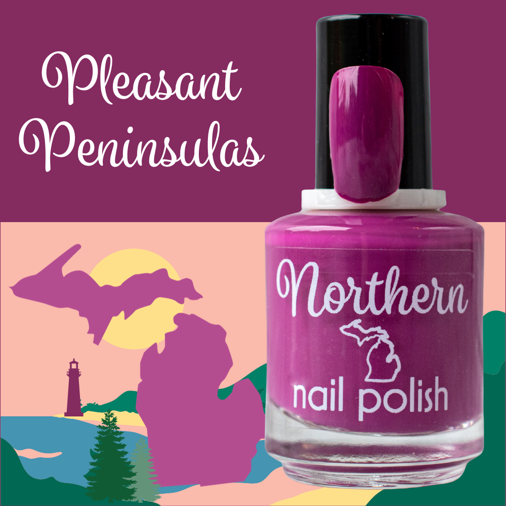 Pleasant Peninsula  Nail Polish Vegan Nontoxic Michigan Made