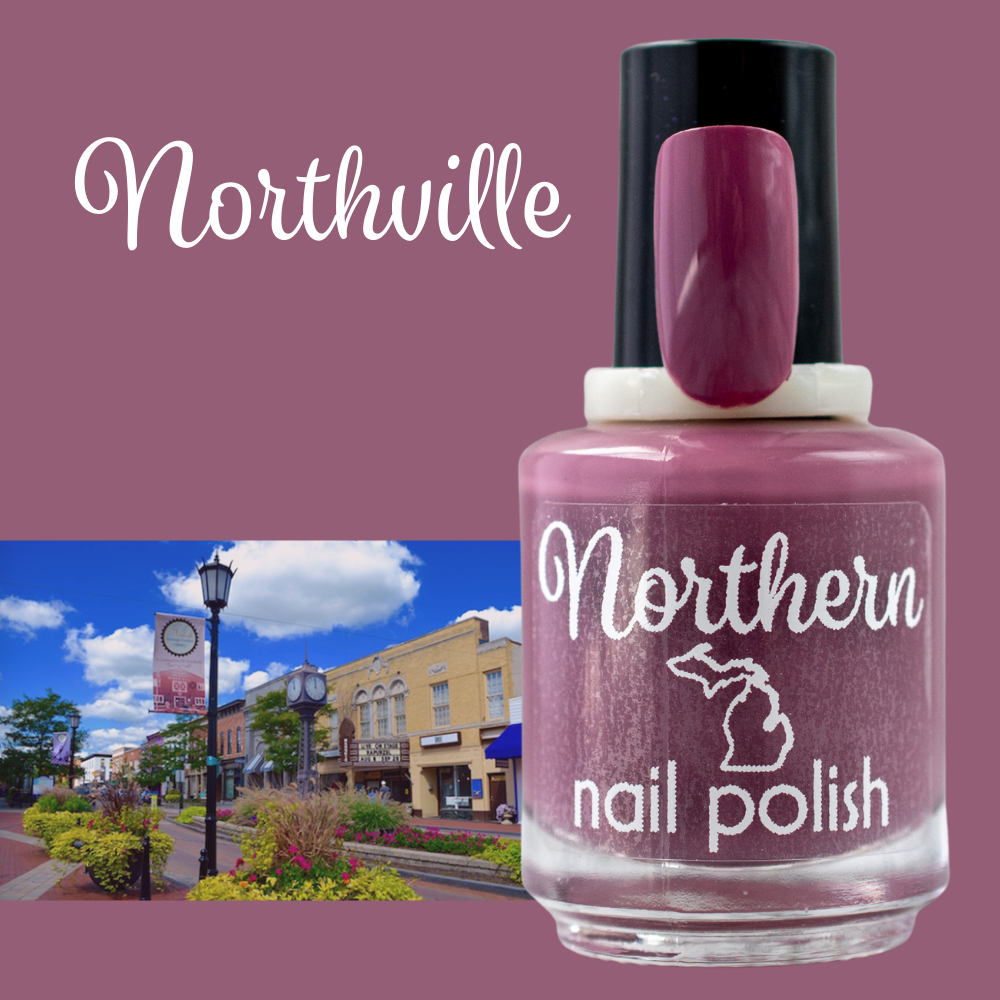 Northville ~ Nail Polish Mauve Creme Vegan Eco-friendly