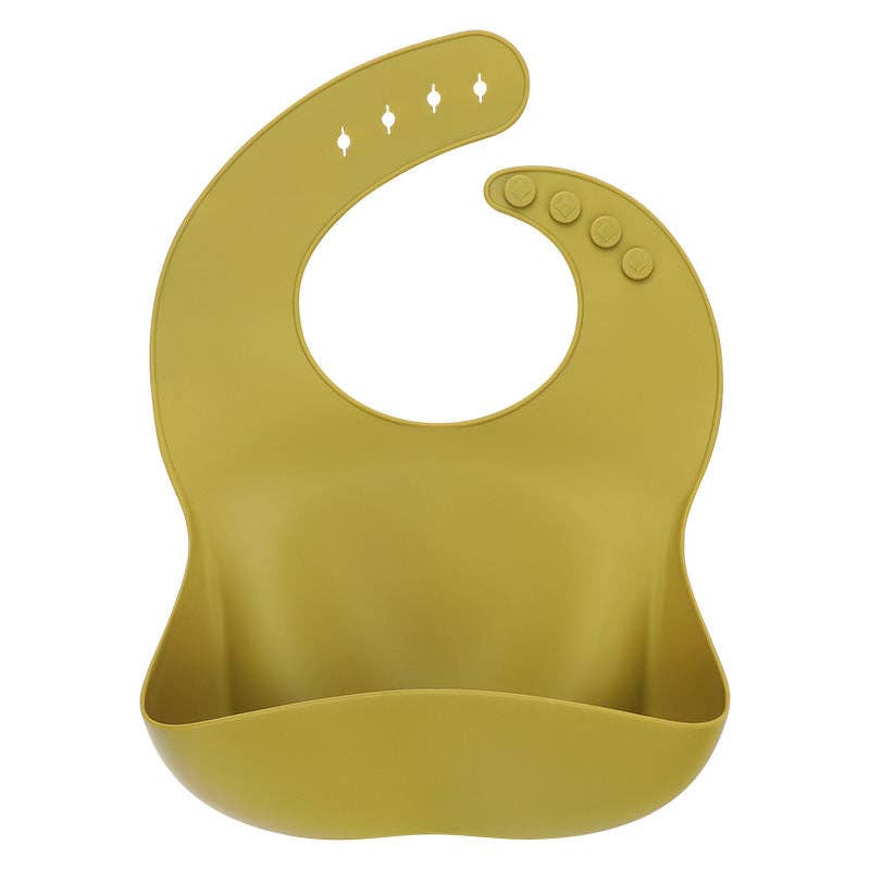 Silicone Bibs for Babies, 2 Sets Baby Feeding Bibs Waterproof Soft Durable Adjustable Bibs - MOQ 10 Pcs: Mix & Match Colors