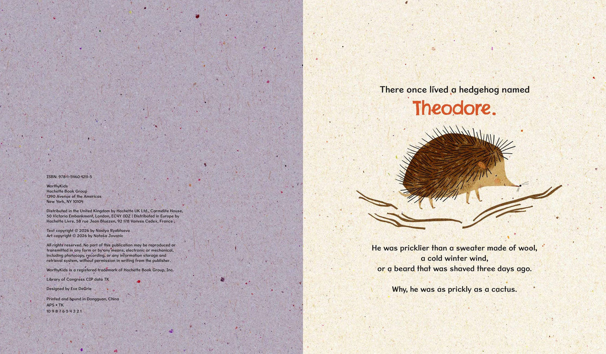 Theodore the Hedgehog Finds a Friend: Hardcover