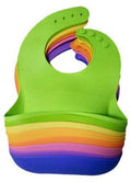 Silicone Bibs for Babies, 2 Sets Baby Feeding Bibs Waterproof Soft Durable Adjustable Bibs - MOQ 10 Pcs: Mix & Match Colors