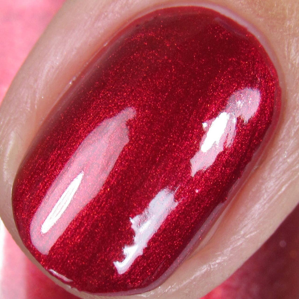 Thimbleberry Jam ~ Nail Polish Ruby Red Toxin Free Vegan Eco