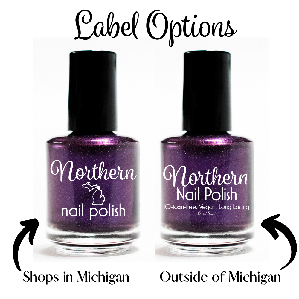 Old Mission ~ Nail Polish Wine Red Creme Toxin Free Vegan Eco