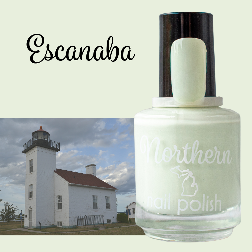 Escanaba ~ Nail Polish Vegan Non-toxic Michigan Made Mint