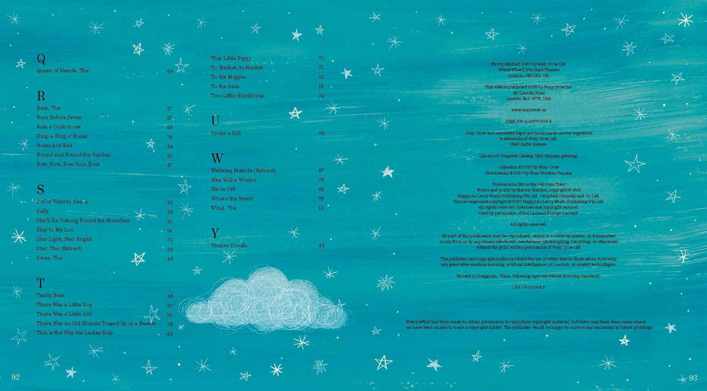 A Treasury of Nursery Rhymes and Poems: Hardcover