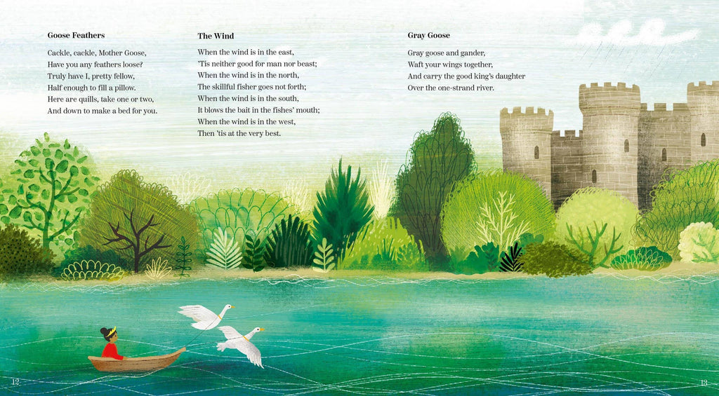 A Treasury of Nursery Rhymes and Poems: Hardcover
