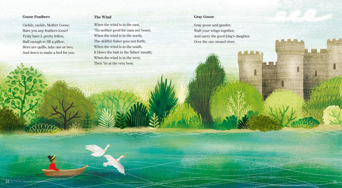 A Treasury of Nursery Rhymes and Poems: Hardcover