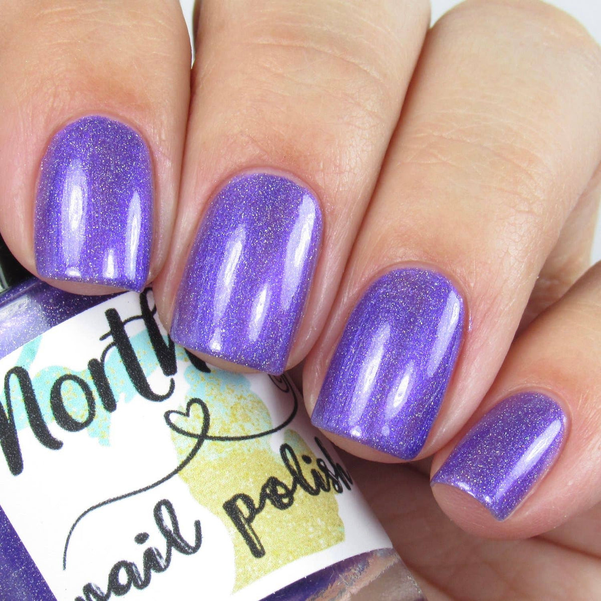 Wisdom ~ Nail Polish Holographic Purple Toxin Free Vegan Eco