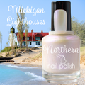 Michigan Lighthouses ~ Nail Polish Vegan Nontoxic  Iridescent