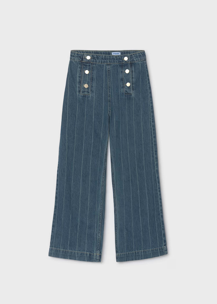 Wdie Leg Jean #7525